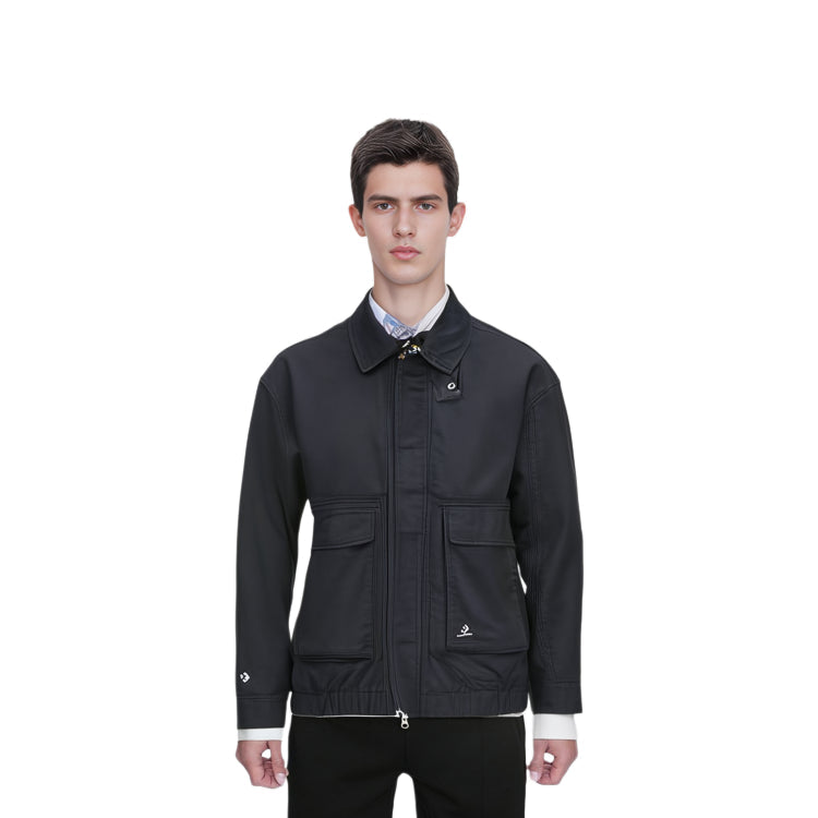 Converse Transitional Jacket Asia Sizing 'Black' 10026903-A02