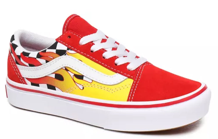 Vans Comfycush Old Skool Kids Checkerboard Red VN0A4UHAXWC