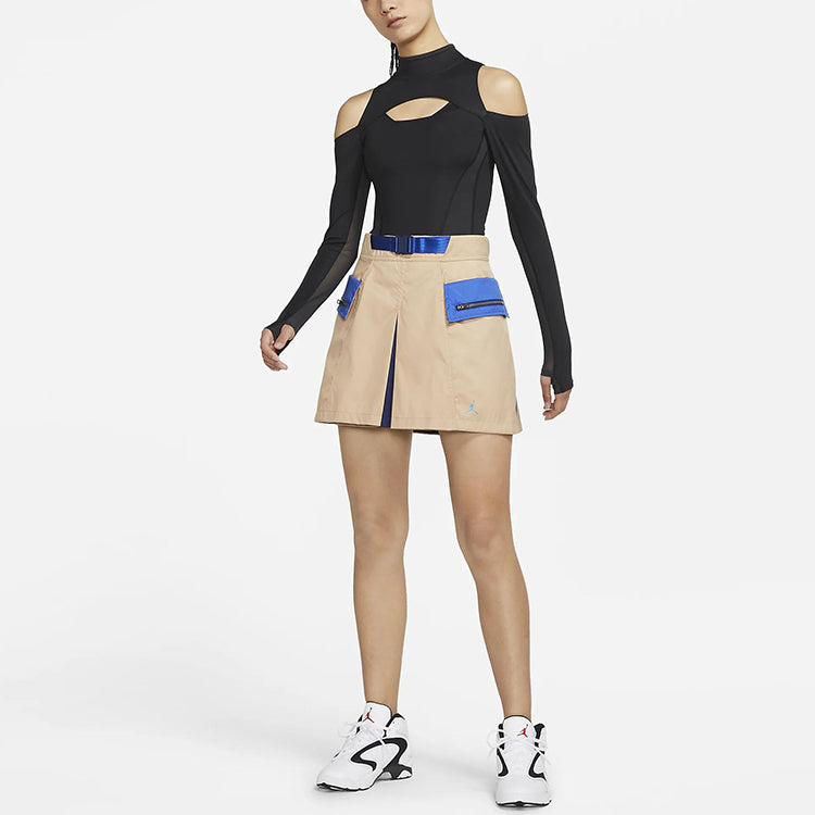 (WMNS) Air Jordan Next Utility Capsule Sports Short Skirt Khaki DD7092-200