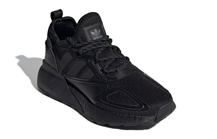 (GS) adidas ZX 2K Boost J 'Triple Black' FX7476