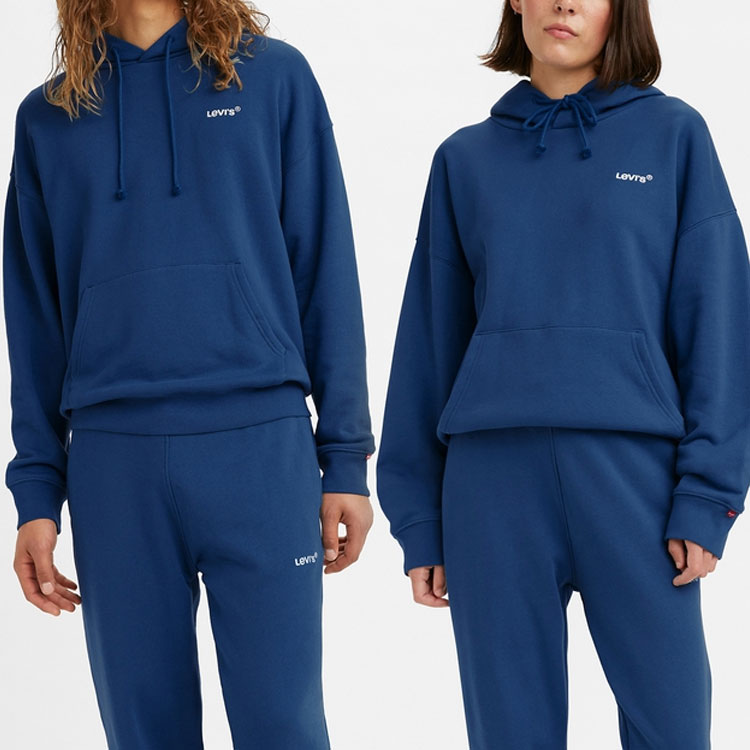 Levis Retro Small Logo Unisex Blue Pullover A0747-0012