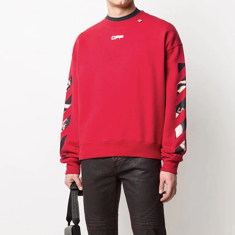 Off-White SS20 Caravaggio Arrows Mens Sweatshirt OMBA035S20E300042088