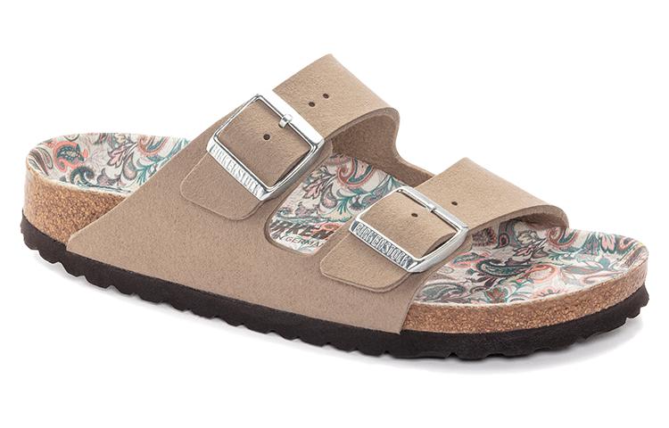 (WMNS) Birkenstock Arizona Synthetik Narrow Fit 'Gray Taupe' 1024125
