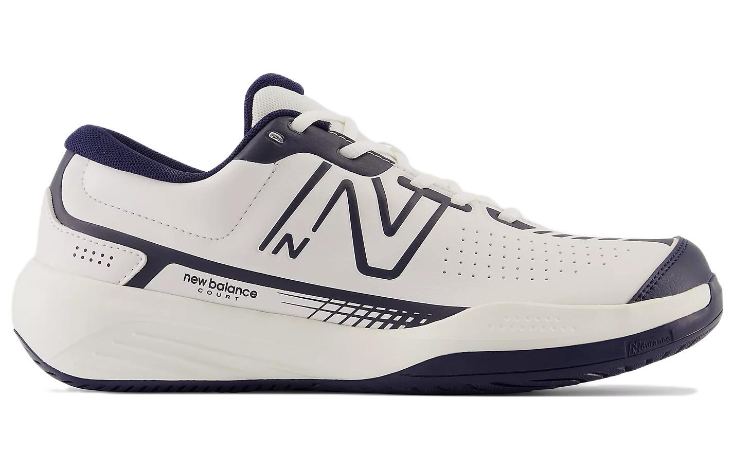 New Balance 696 v5 Low Shoes 'White Black' MCH696W5
