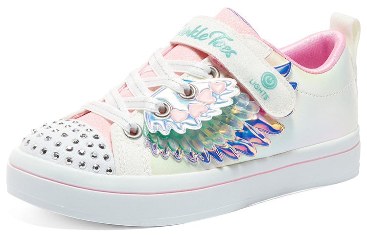 (GS) Skechers Twinkle Toes 'White Multi' 314454L-WMLT