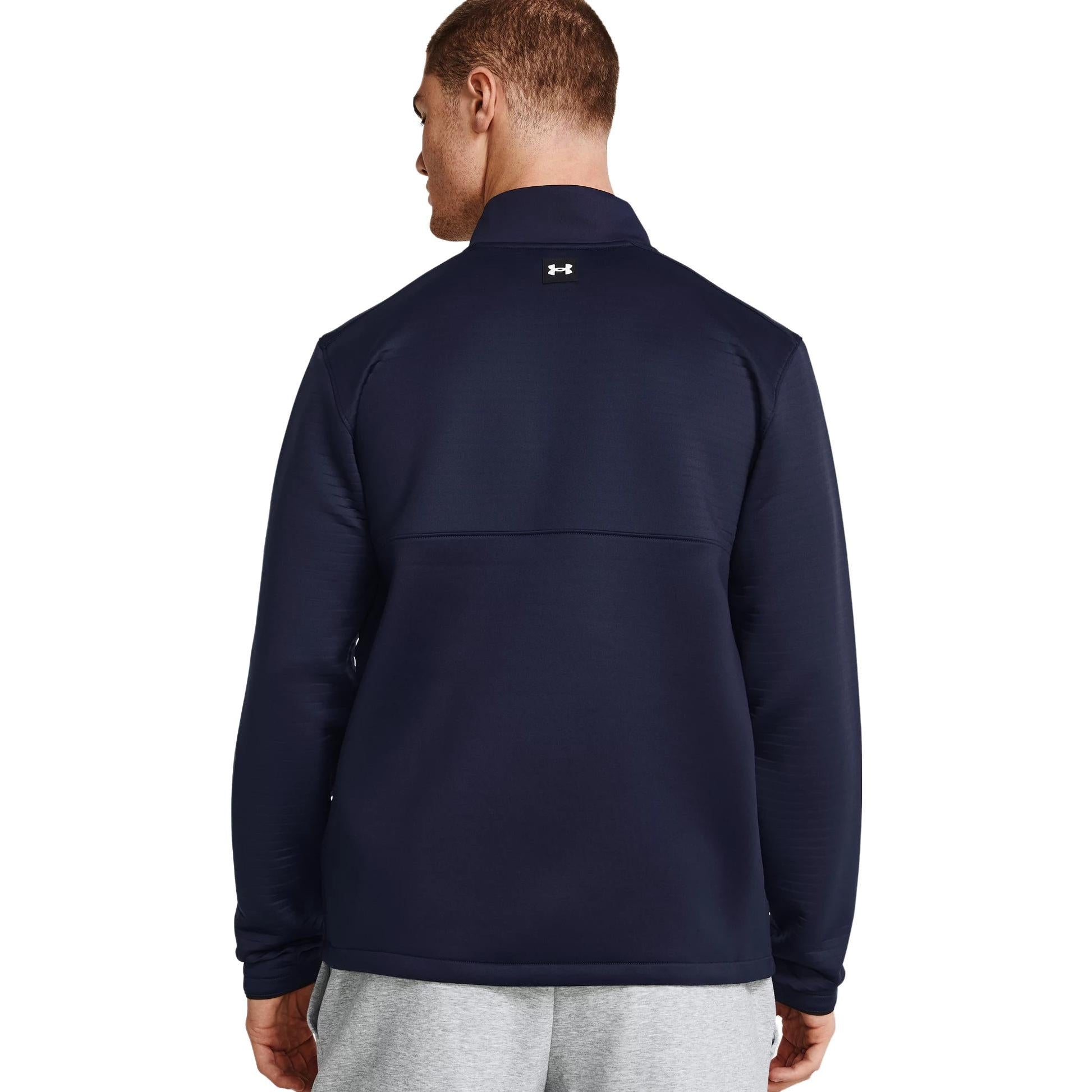 Under Armour University of Notre Dame 1/4 Zip Sweatshirt 'Navy Blue' 5122315-410