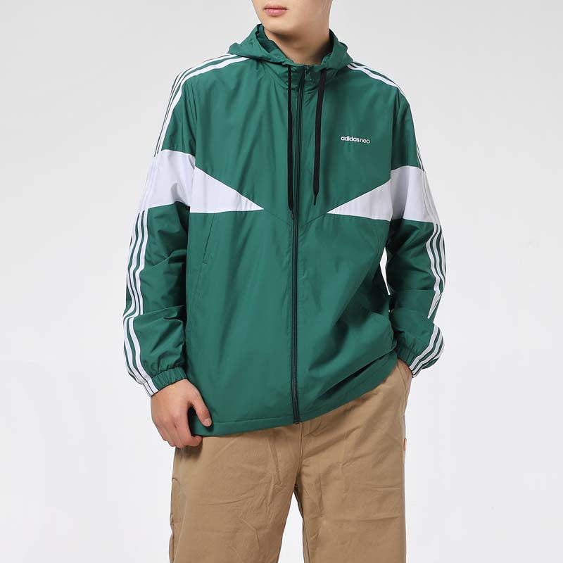 adidas Spring Authentic Outdoor Windproof Woven Jacket Green GP5710