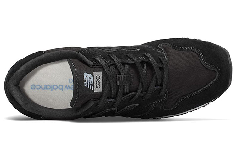 (WMNS) New Balance 520 Sneakers Black/White WL520RK