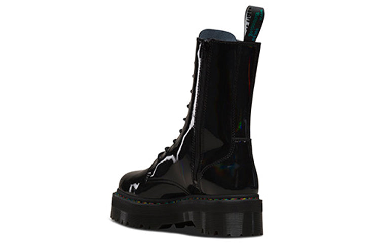 (WMNS) Dr. Martens Jadon Hi Rainbow Black 24668001