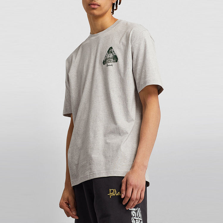 Palace x Harrods Logo T-shirt 'Grey' PAL-FW21-001