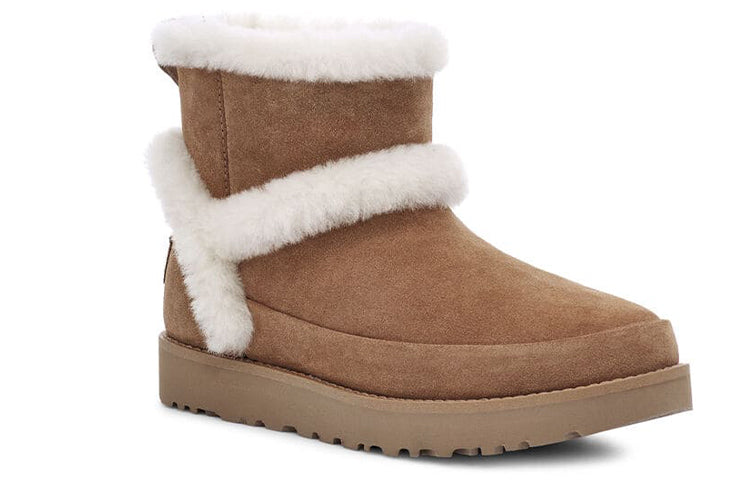 (WMNS) UGG Classic Mini Snow Boots Brown 1112499-CHE