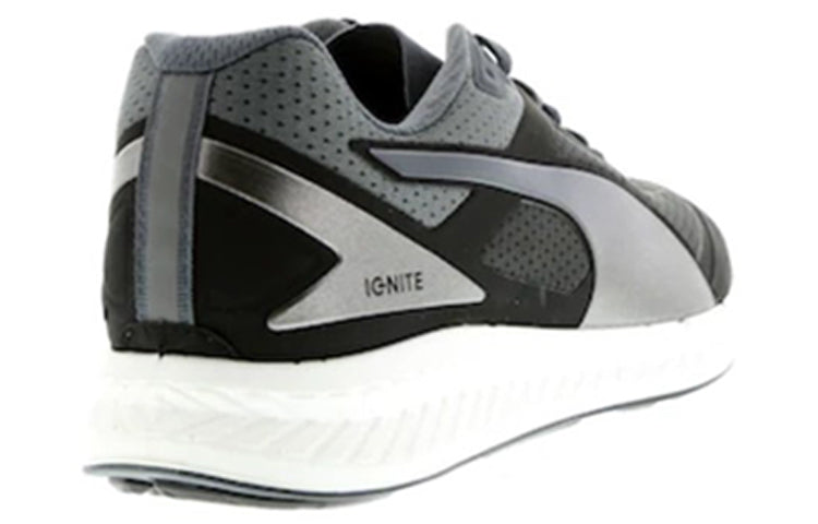 PUMA Ignite Low Tops Sports Shoe Black Gray 188041-04