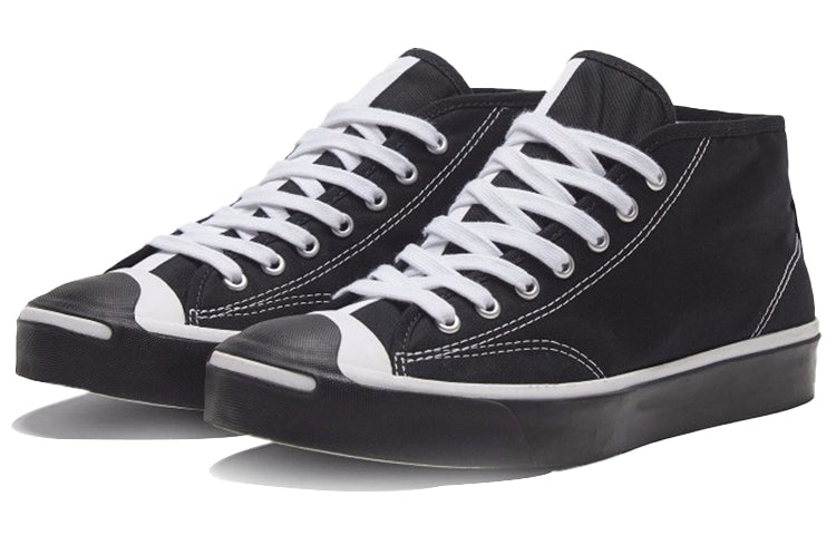 Converse Jack Purcell Mid 'White Black' 168993C