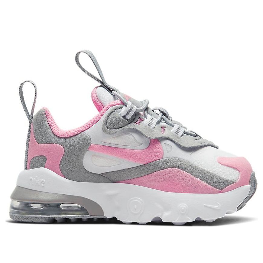 (TD) Nike Air Max 270 React 'Light Smoke Grey Pink' CD2654-104