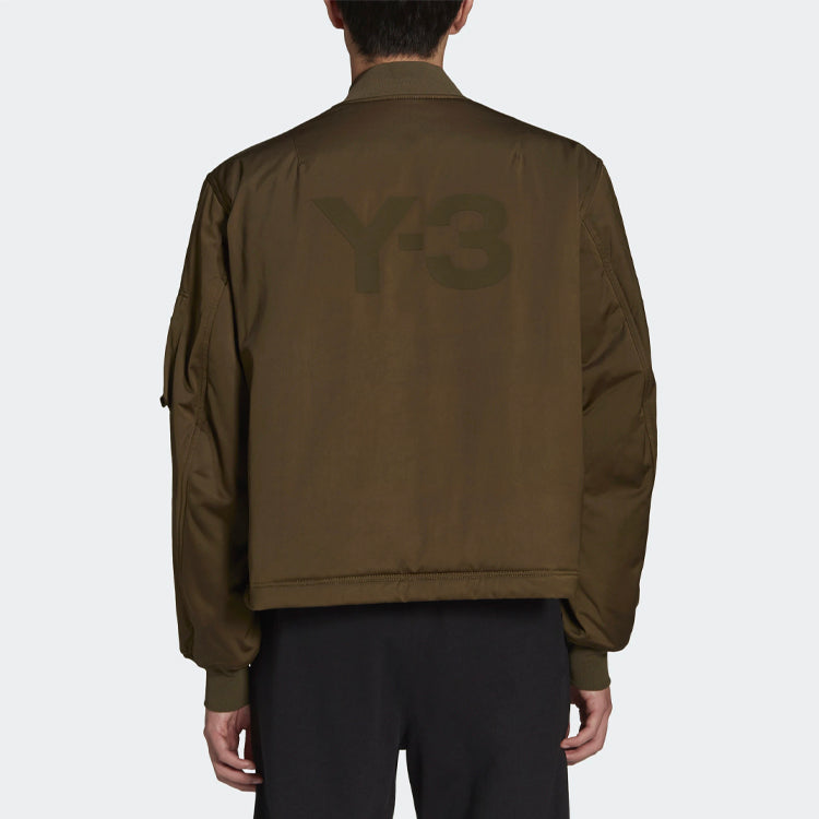 Men's Y-3 SS21 Logo aviator Jacket Yellow GV4182