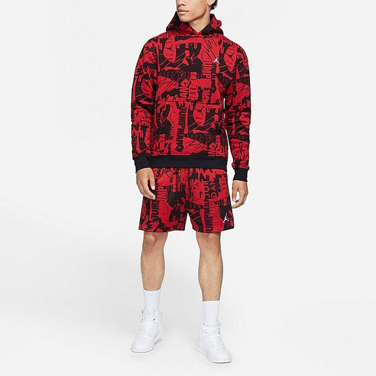 Air Jordan Full Print Graffiti Sports 'Red' DA9814-687
