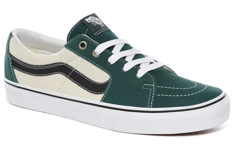 Vans Leather SK8-Low 'Green White Black' VN0A4UUK2V6