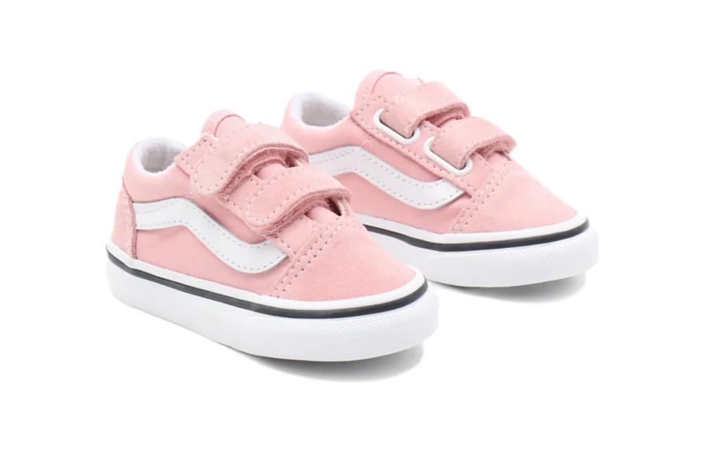 (TD) Vans Old Skool Velcro 'Powder Pink' VN000D3Y9AL