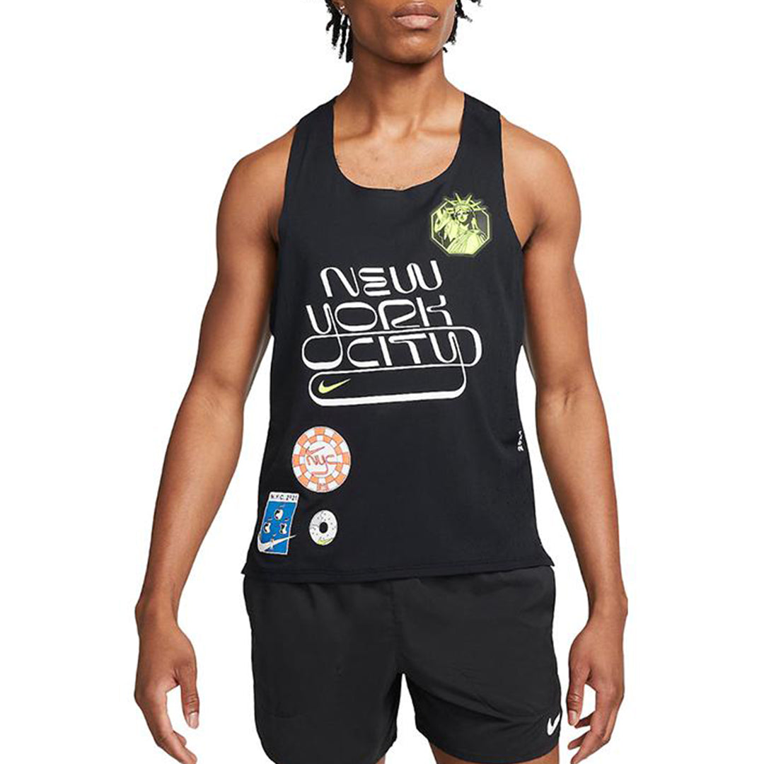 Men's Nike Printing Pattern Sleeveless Sports Black Vest DN7461-010