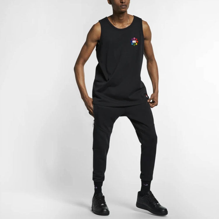 Nike Gilbert Baker Printing Sports Vest Black CD7486-010