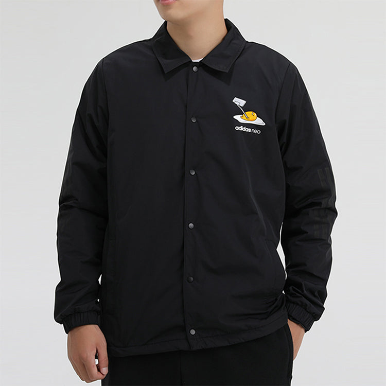 adidas neo Woven Casual Cargo Jacket Black GL7222
