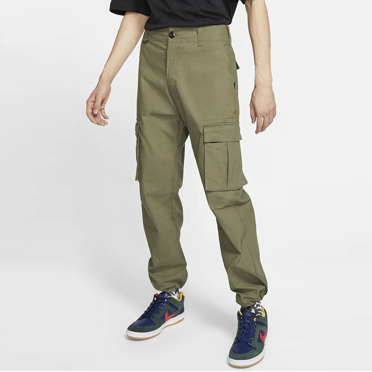 Nike SB Skateboard Flex FTM Cargo Skate Pants Medium olive AT3496-222