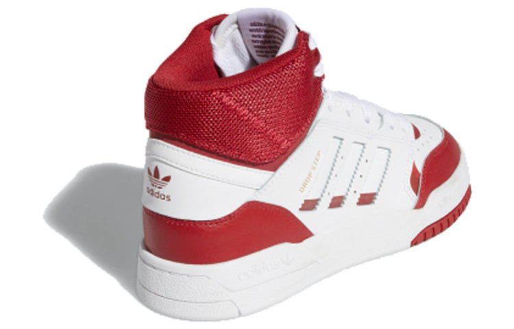(GS) adidas originals Drop Step J 'White Red' EE8759