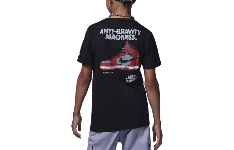 (GS) Air Jordan Anti-Gravity Machines T-Shirt 'Black' 95C737-023