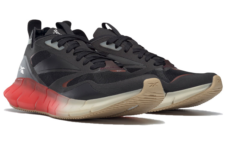 (WMNS) Reebok Zig Kinetica Horizon 'Black Maroon' FW6266