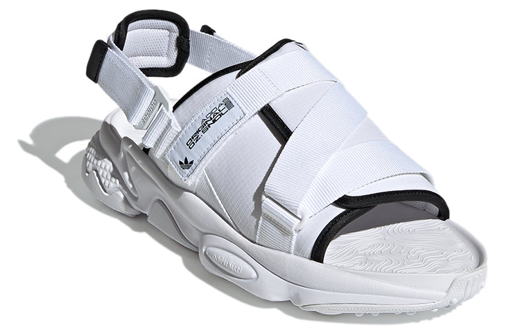 adidas originals Ozweego Sandal Minimalistic White Sandals 'White Black' H67276