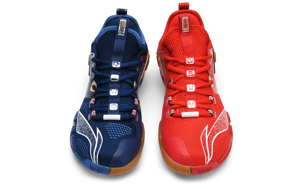 (WMNS) Li-Ning Ground Flying 'Red Blue' AYAR008-2