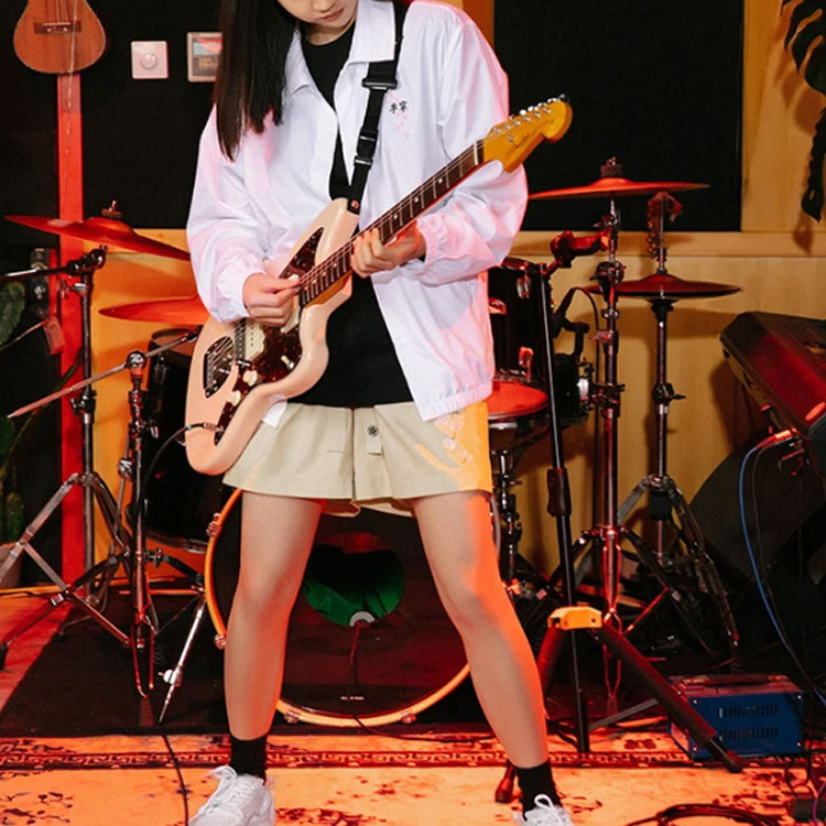 Li-Ning Sakura Graphic Loose Fit Jacket 'White' AFDS943-3