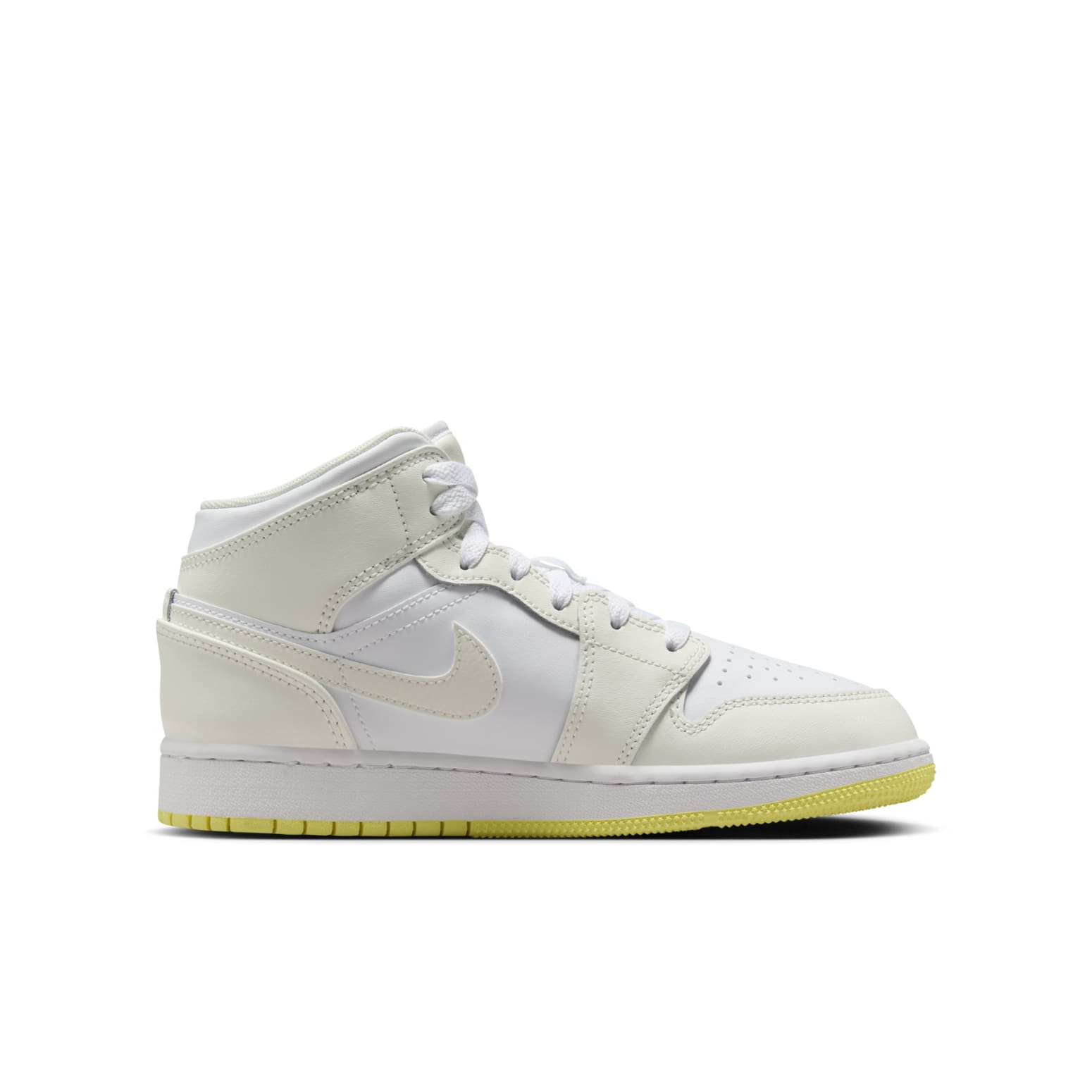 (GS) Air Jordan 1 Mid 'Sail Light Laser Orange' FD8780-181