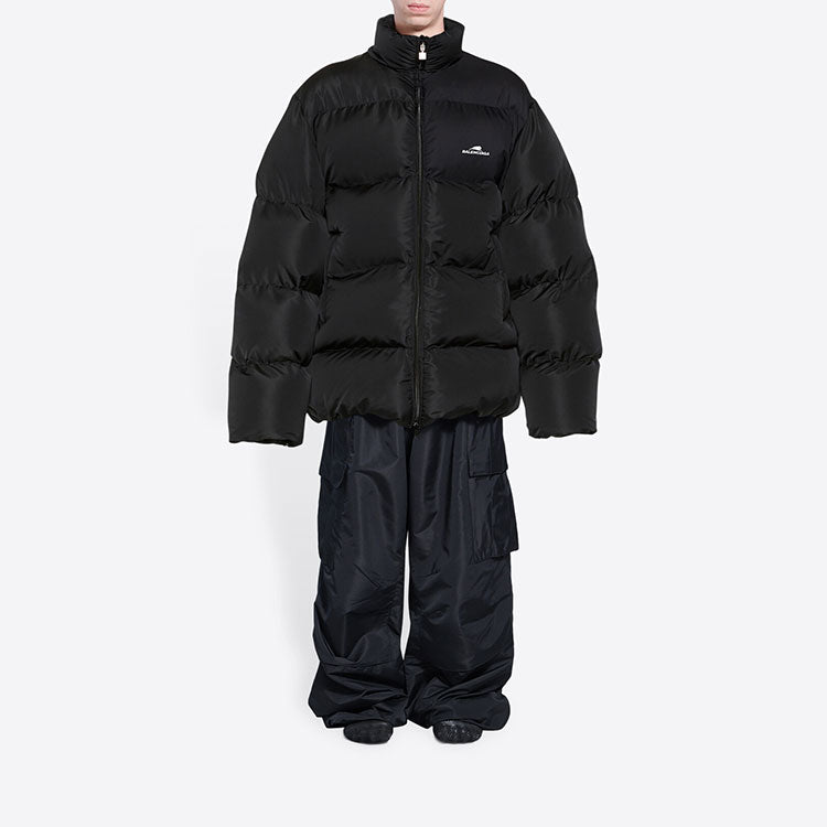 Balenciaga Year Of The Tiger Oversized Padded Down Jacket 'Black' 682695TLO061000
