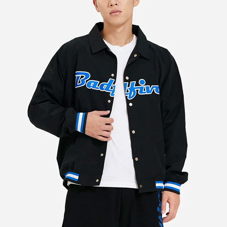 Li-Ning BadFive Graphic Jacket 'Black Blue' AFDSC51-2