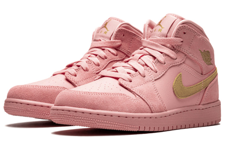 (GS) Air Jordan 1 Mid SE 'Coral Stardust' BQ6931-600