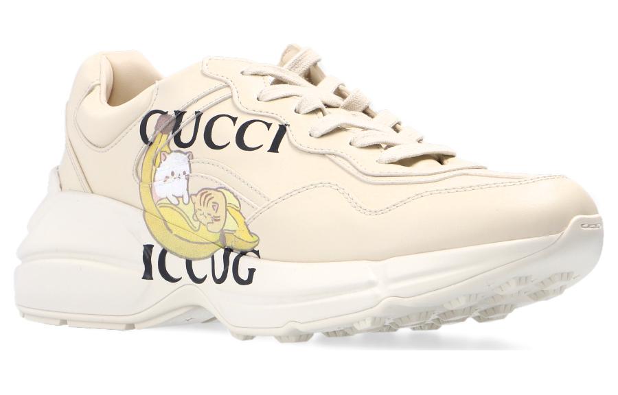 (WMNS) Gucci Bananya x Rhyton 'White Yellow' 659408-2SH00-9522