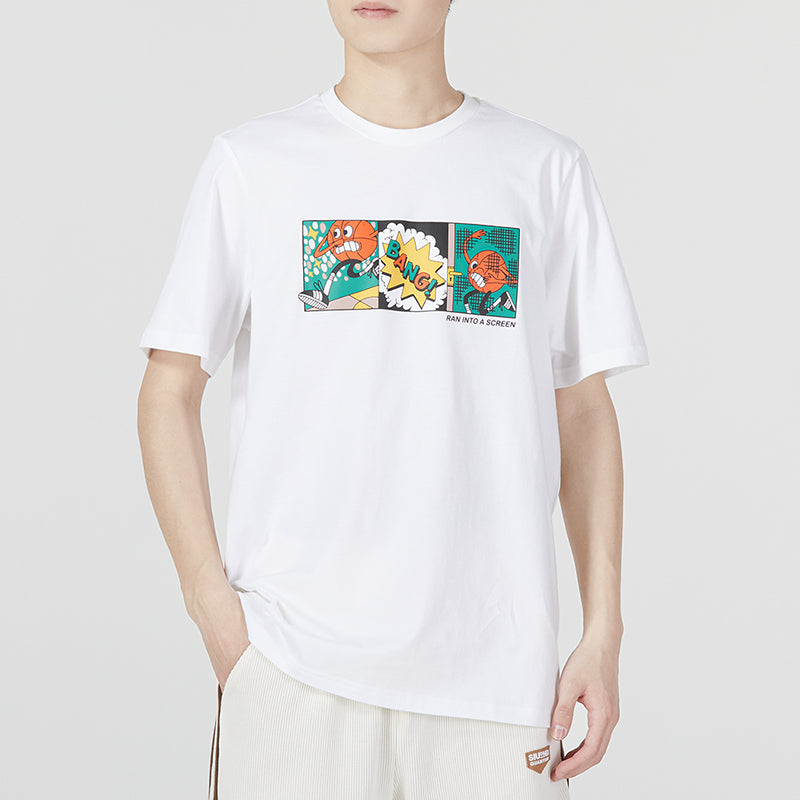 adidas Lil' Stripe Basketball Graphic Tee 'White' IC1866