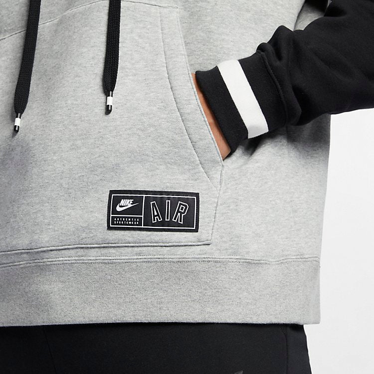 Nike Air Varsity Hoodie Grey 'Heather Grey Black' AR1817-063