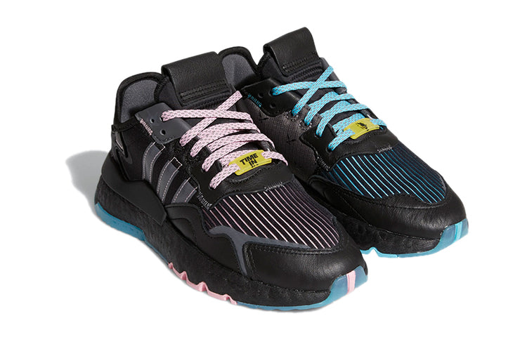 (GS) adidas Ninja x Nite Jogger J 'Black Blue Glow' FY0176