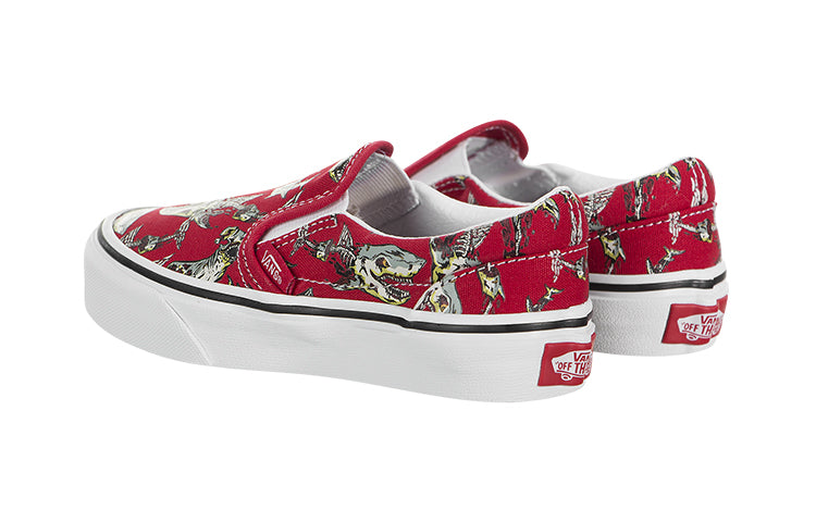 (PS) Vans Classic Slip-On 'Red' VN0A4BUTTZ1