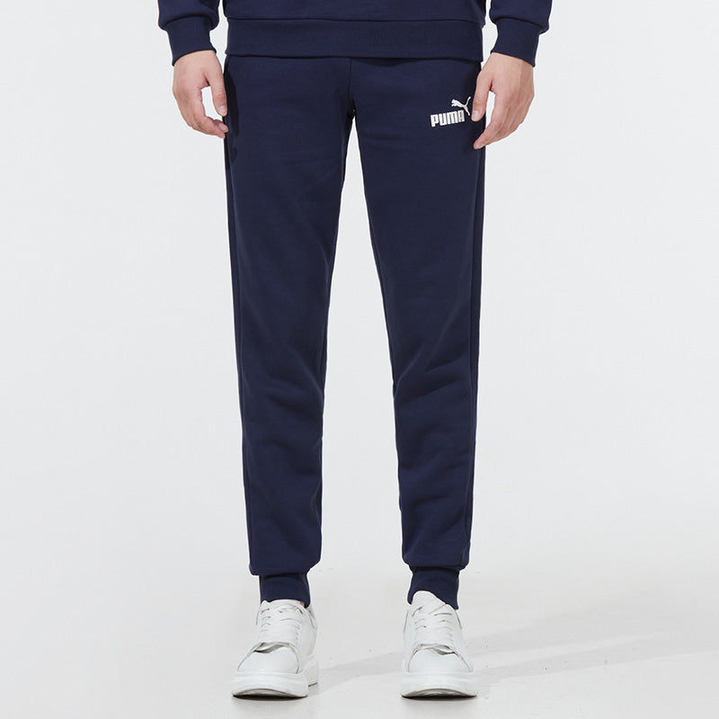 PUMA Ess Logo Pants Fl Cl Pants 'Navy' 846385-06
