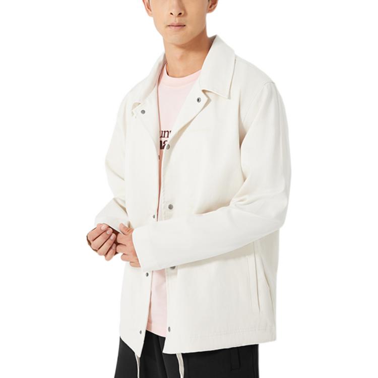 New Balance Athletics Nature State Coach Jacket Asia Sizing 'White' AMJ23552-GIE
