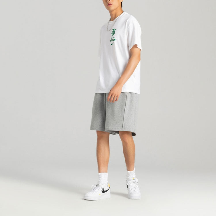 Men's Nike NBA Boston Celtics Numeric Printing Round Neck Short Sleeve White T-Shirt DA7283-100