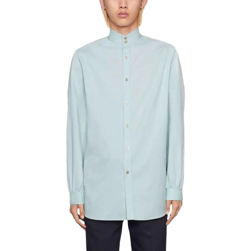 Gucci Cotton Poplin Shirt 'Light Blue' 672134-ZAEC4-4977