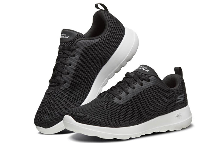(WMNS) Skechers Go Walk Joy Black White 15641-BKW
