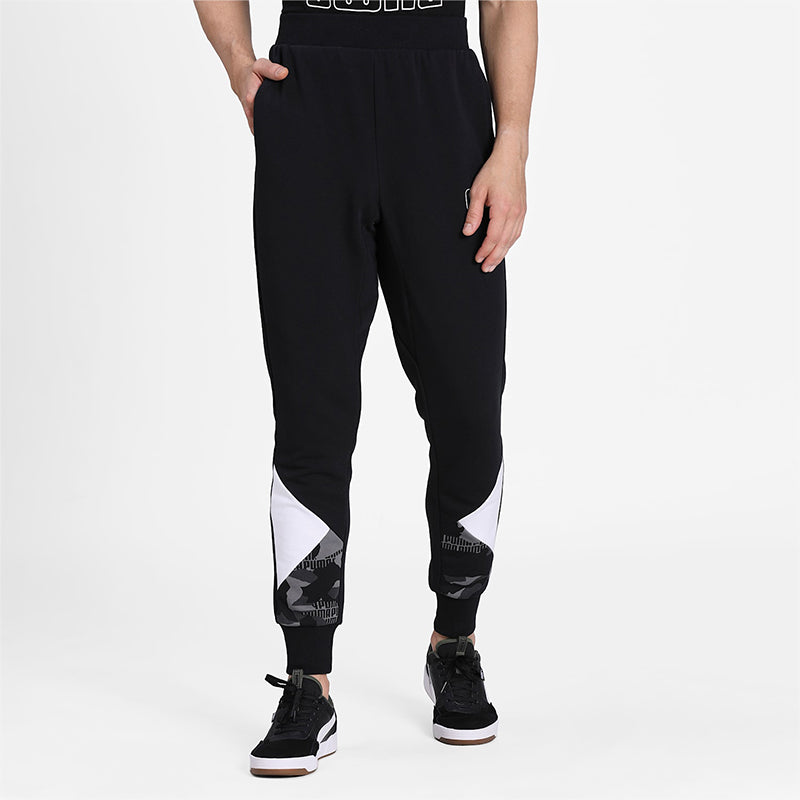 PUMA Rebel Camo AOP Sweatpants 'Black' 585022-01