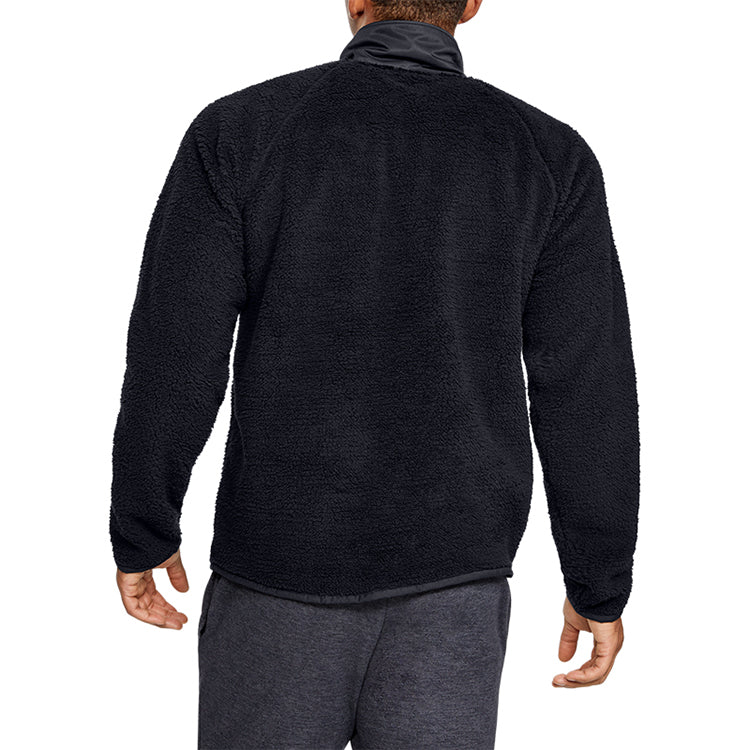Men's Under Armour Always On Sherpa Training Sports Jacket Black 1355431-001