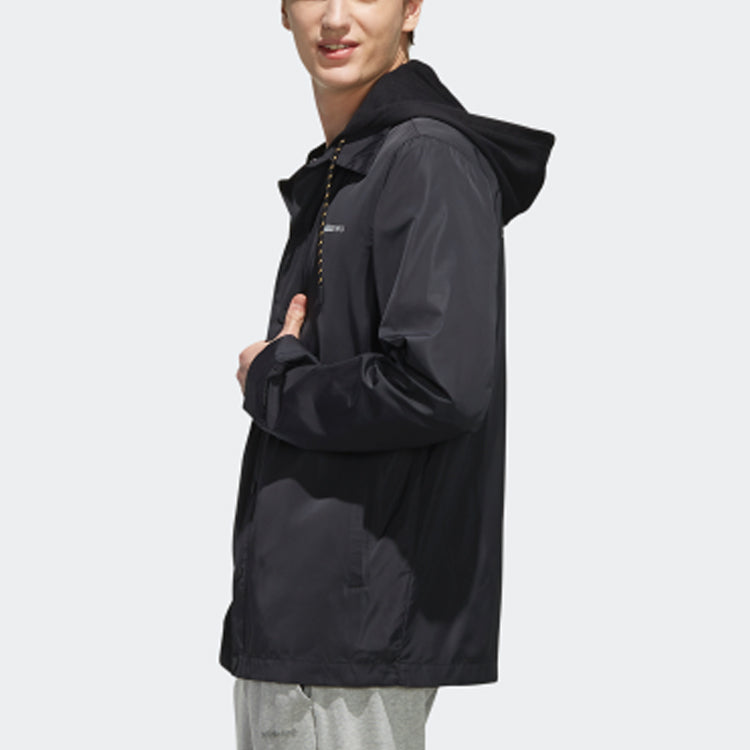 adidas neo M FAV SV JKT Sports Jacket Black EI6265