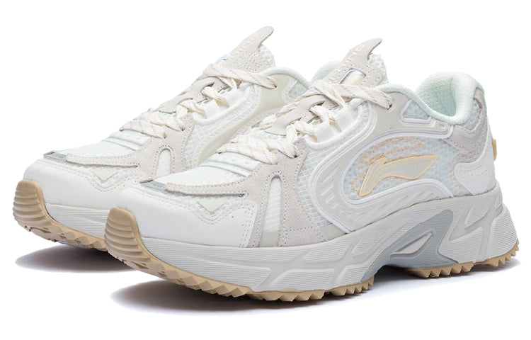 (WMNS) Li-Ning Shiguang 'White Khaki' ARLR012-2